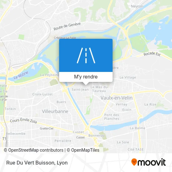 Rue Du Vert Buisson plan