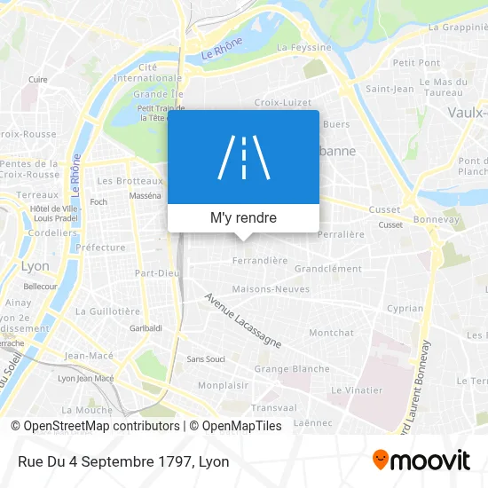 Rue Du 4 Septembre 1797 plan