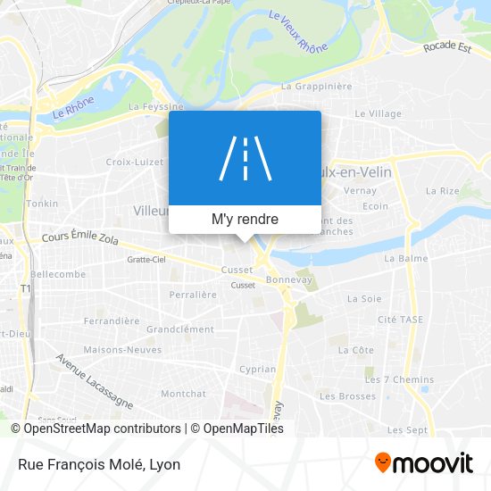 Rue François Molé plan