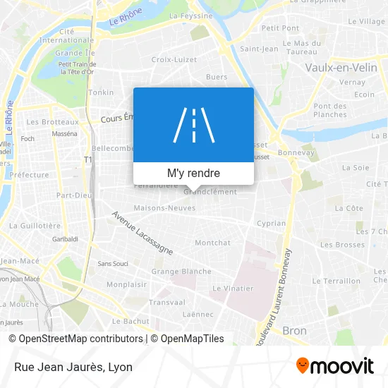 Rue Jean Jaurès plan