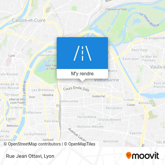 Rue Jean Ottavi plan