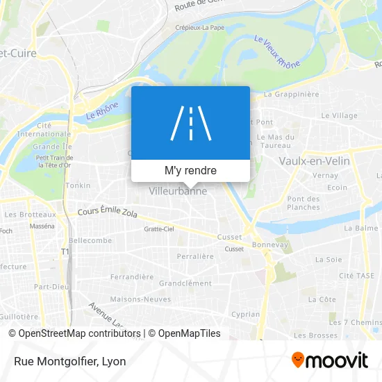 Rue Montgolfier plan