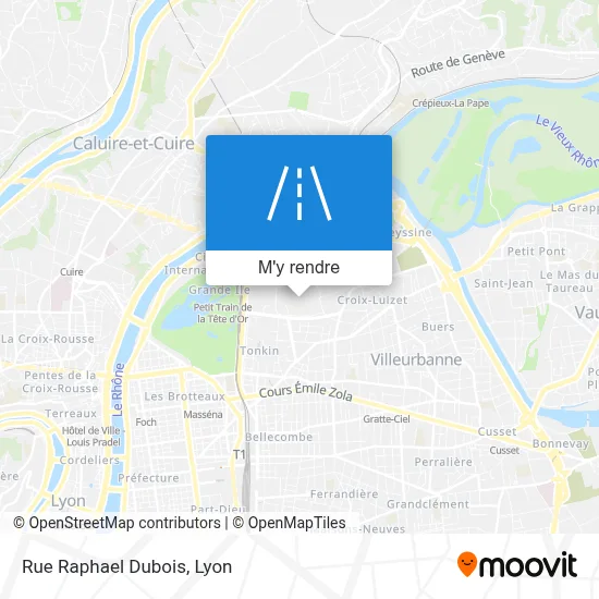 Rue Raphael Dubois plan