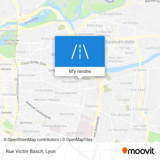 Rue Victor Basch plan