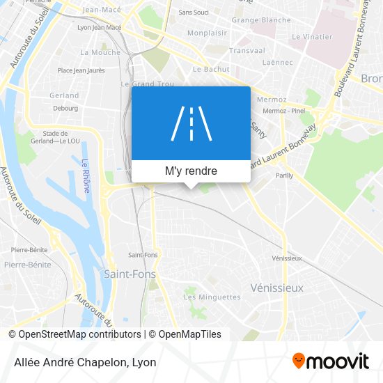 Allée André Chapelon plan
