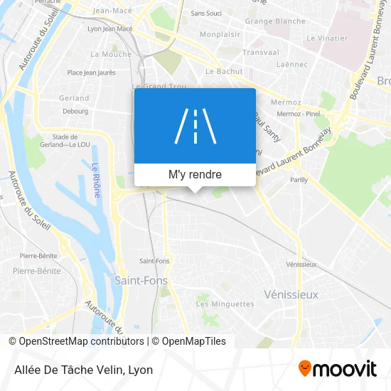 Allée De Tâche Velin plan