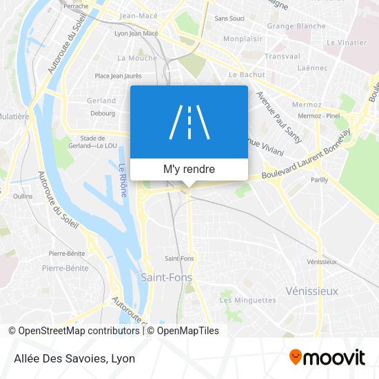 Allée Des Savoies plan