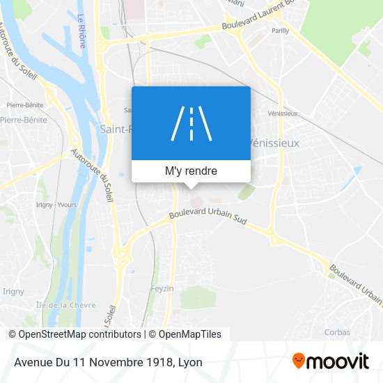 Avenue Du 11 Novembre 1918 plan