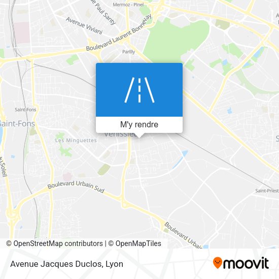 Avenue Jacques Duclos plan