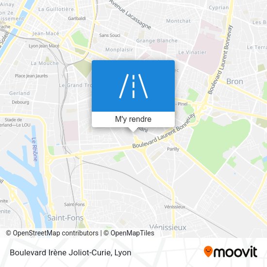 Boulevard Irène Joliot-Curie plan