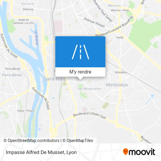 Impasse Alfred De Musset plan