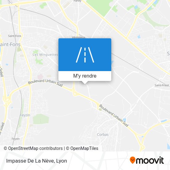 Impasse De La Nève plan