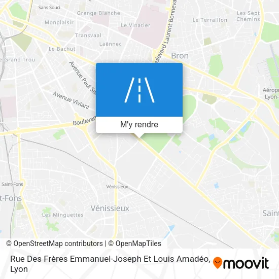 Rue Des Frères Emmanuel-Joseph Et Louis Amadéo plan