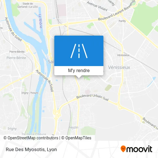 Rue Des Myosotis plan