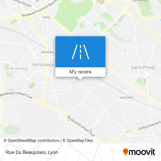 Rue Du Beaujolais plan