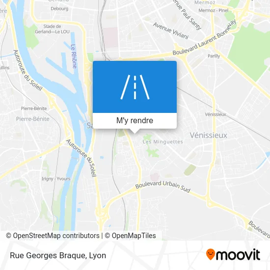 Rue Georges Braque plan