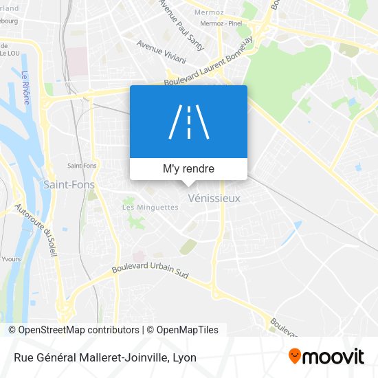 Rue Général Malleret-Joinville plan