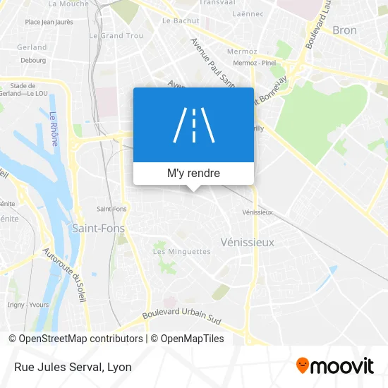 Rue Jules Serval plan