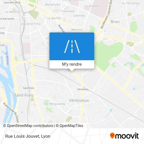 Rue Louis Jouvet plan