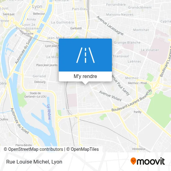 Rue Louise Michel plan