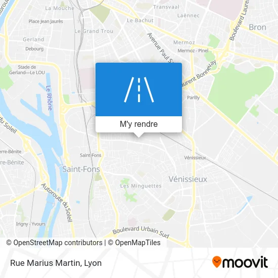 Rue Marius Martin plan