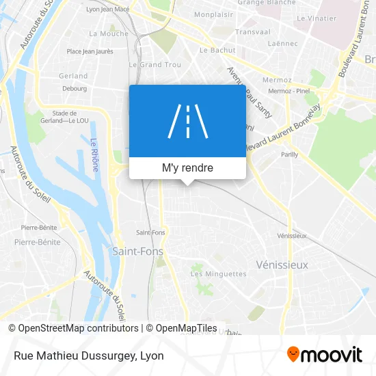 Rue Mathieu Dussurgey plan