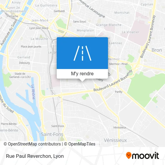 Rue Paul Reverchon plan
