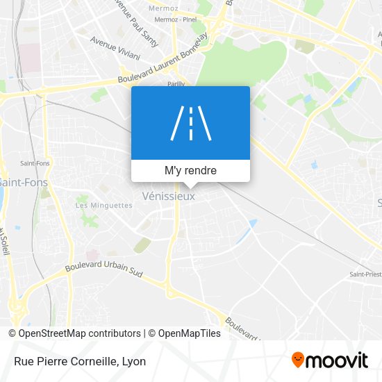 Rue Pierre Corneille plan