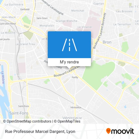 Rue Professeur Marcel Dargent plan