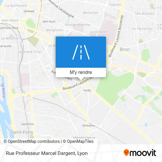 Rue Professeur Marcel Dargent plan