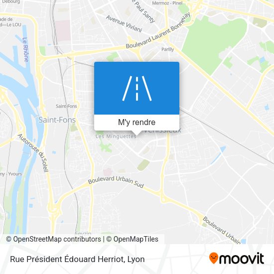 Rue Président Édouard Herriot plan