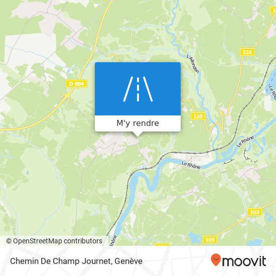 Chemin De Champ Journet plan