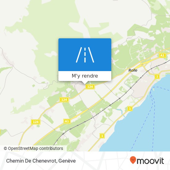 Chemin De Chenevrot plan