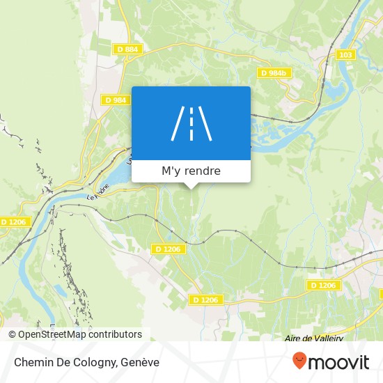 Chemin De Cologny plan