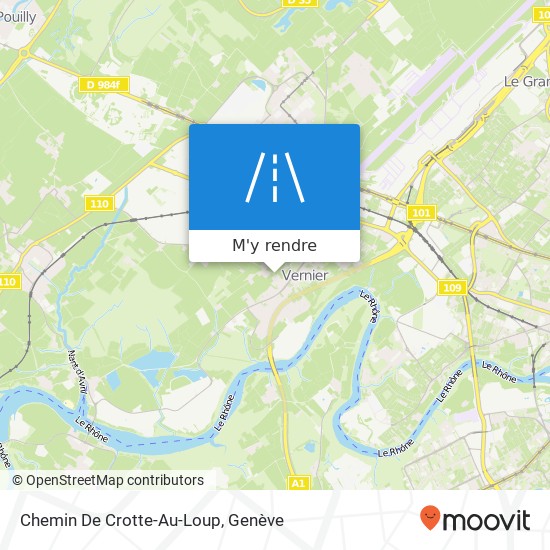 Chemin De Crotte-Au-Loup plan