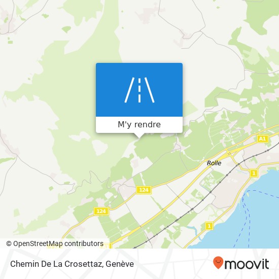 Chemin De La Crosettaz plan