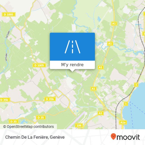 Chemin De La Fenière plan