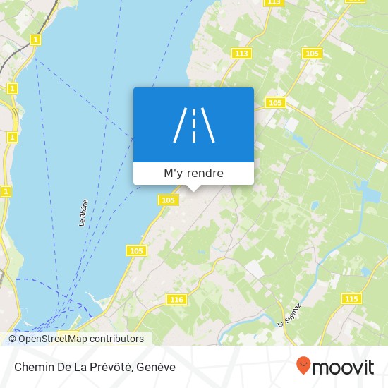 Chemin De La Prévôté plan