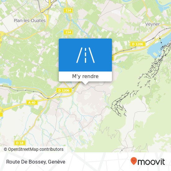 Route De Bossey plan