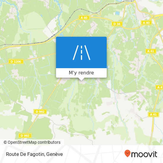 Route De Fagotin plan