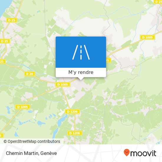 Chemin Martin plan