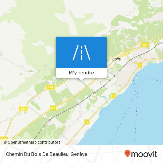 Chemin Du Bois De Beaulieu plan