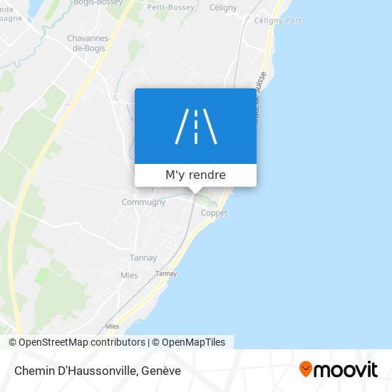 Chemin D'Haussonville plan