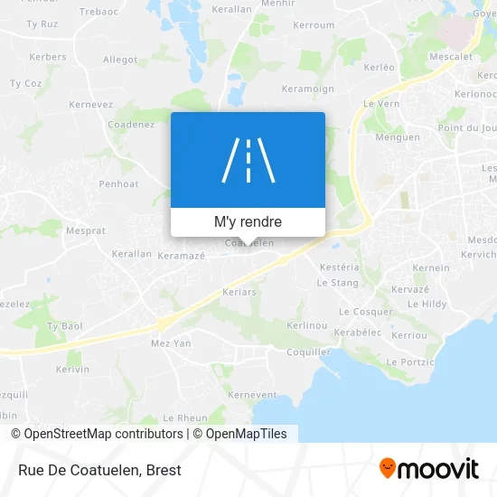 Rue De Coatuelen plan