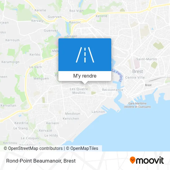 Rond-Point Beaumanoir plan