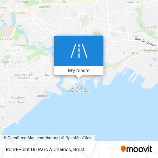 Rond-Point Du Parc À Chaines plan