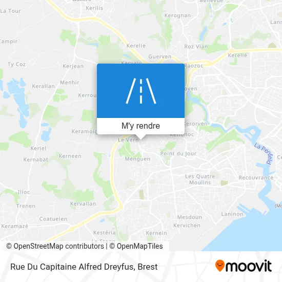 Rue Du Capitaine Alfred Dreyfus plan