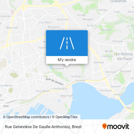 Rue Geneviève De Gaulle-Anthonioz plan