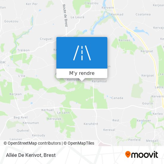 Allée De Kerivot plan