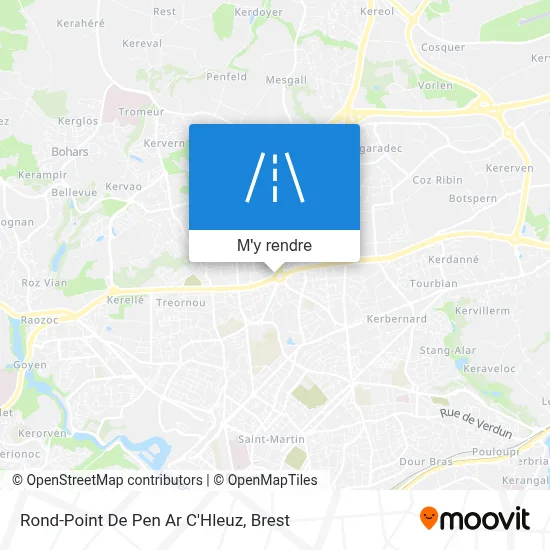 Rond-Point De Pen Ar C'Hleuz plan